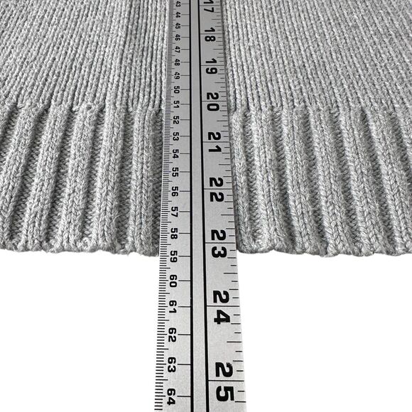 J.Crew Always Oarsman Roll Neck Sweater Women’s Small Gray 100% Cotton Knitted - Picture 9 of 9